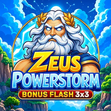Zeus Powerstorm - Bonus Flash 3x3 game tile